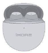 Headphones 1MORE ComfoBuds Mini Hybrid Active Noise Cancelling Earbuds User Manual - A Full Charge will take around 70