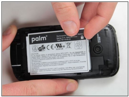 IFIXIT Palm Treo Pro Battery Replacement Installation Guide - If a battery is already installed