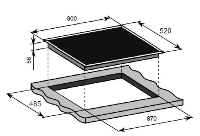 INSTALLING THE COOKTOP