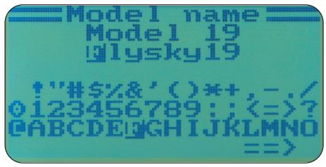 JAMARA FCX6 Pro Tel Transmitter Instructions - Model name