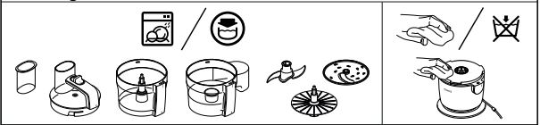 KENWOOD FDP22 Food Processor Instructions - Cleaning