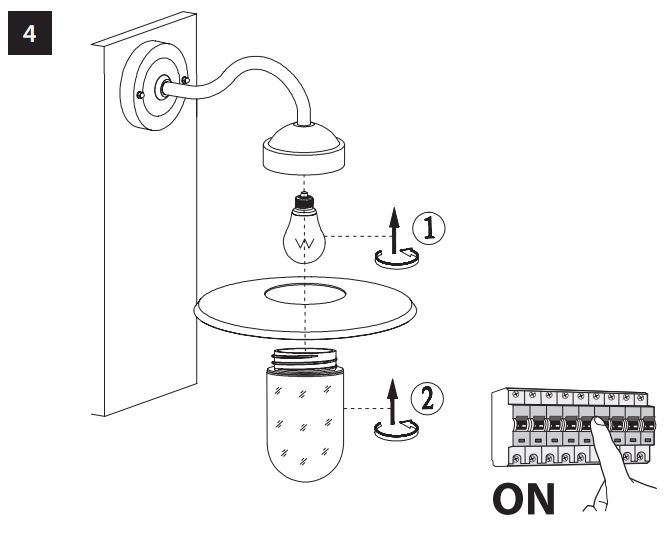 KS VERLICHTING Lighting Letterbox Bluestone II - figure 4