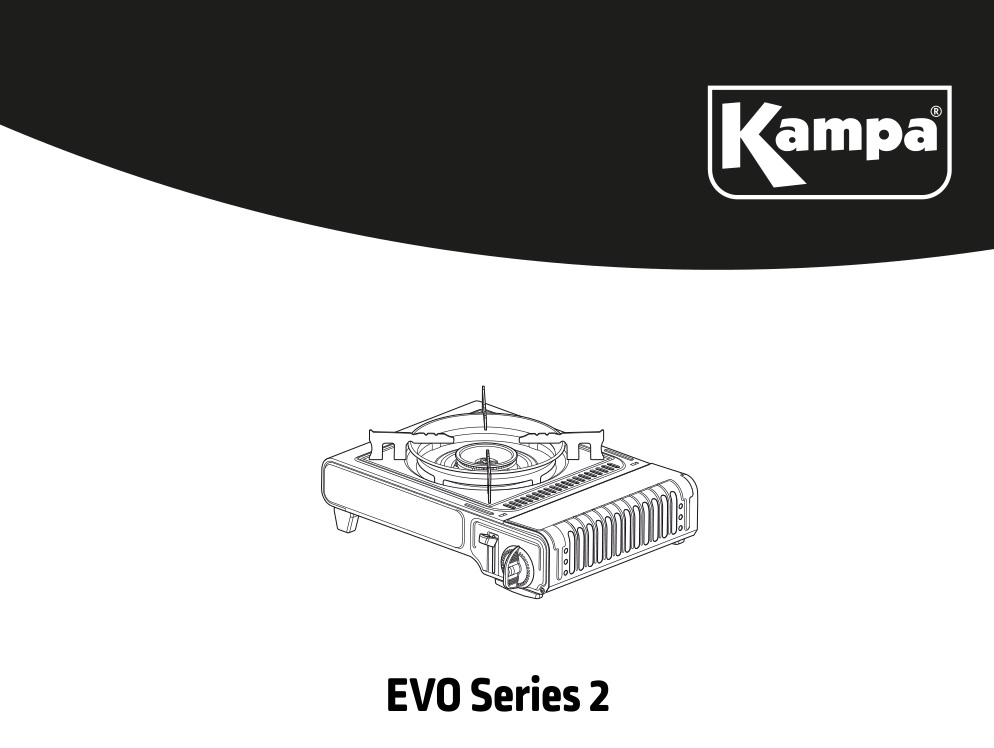 Kampa GA7500 EVO Series 2 Portable Gas Stove Instruction Manual