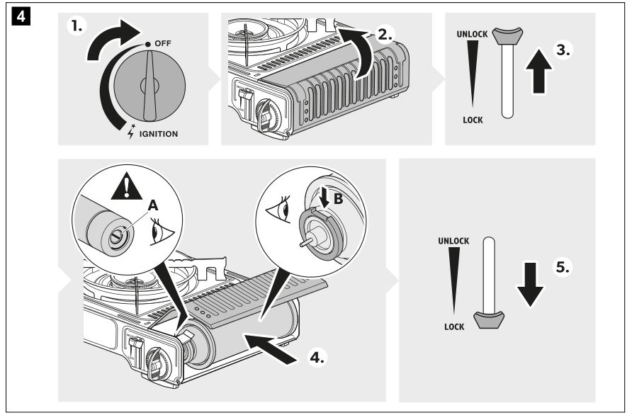 Kampa GA7500 EVO Series 2 Portable Gas Stove - figure 4