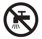 Keep the supply unit dry Icon