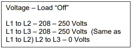 LARSON MTPC-SCHD Series STATIC Phase Converters Instruction Manual - Check Voltage