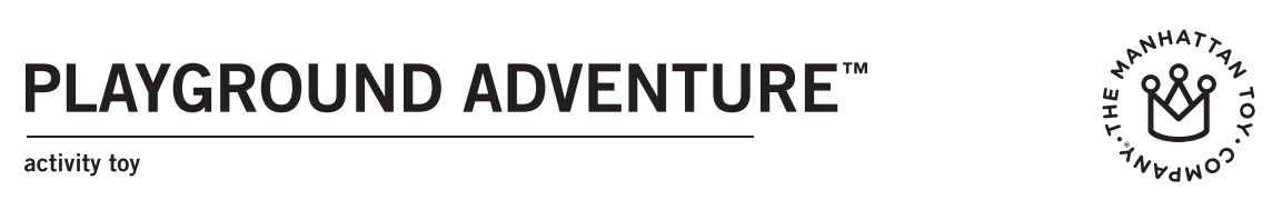 MANHATTAN TOY 160810 Playground Adventure Wooden Toddler Instruction Manual