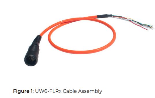 NEXSENS UW6-FLRx Receptacle to Flying Lead Cable User Manual - Fig 1