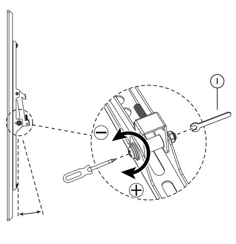 Neomounts WL30-350BL14 Newstar TV wall bracket Instruction Manual - Adjust the torque