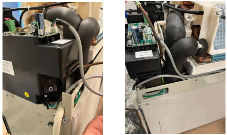 OLIMPIA SPLENDID B1018 Maestro Wi-Fi Kit Instruction Manual - Route communicating wire into chase