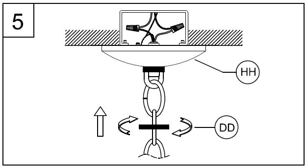 PROGRESS LIGHTING P5113 1LT Mini Pendant Light Instruction Manual - Tuck the wires into the junction box