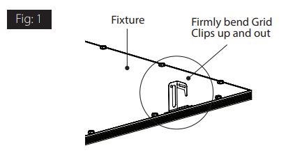 RAB SMKEZPAN1X4 Ezpan 1X4 Surface Mounting Kit - Figure 1
