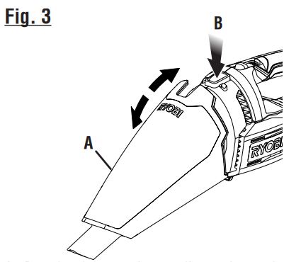 RYOBI PCL705 18V Hand Vacuum Instruction Manual - Fig 3