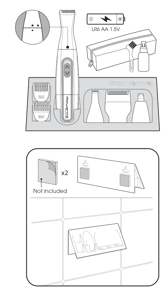 Rowenta TN3651F0 Nomad Shaver - overview