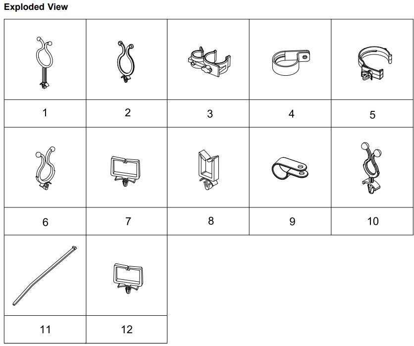 SAMSUNG WW11R64FU0M-SA Fridge Instructions - Small Parts