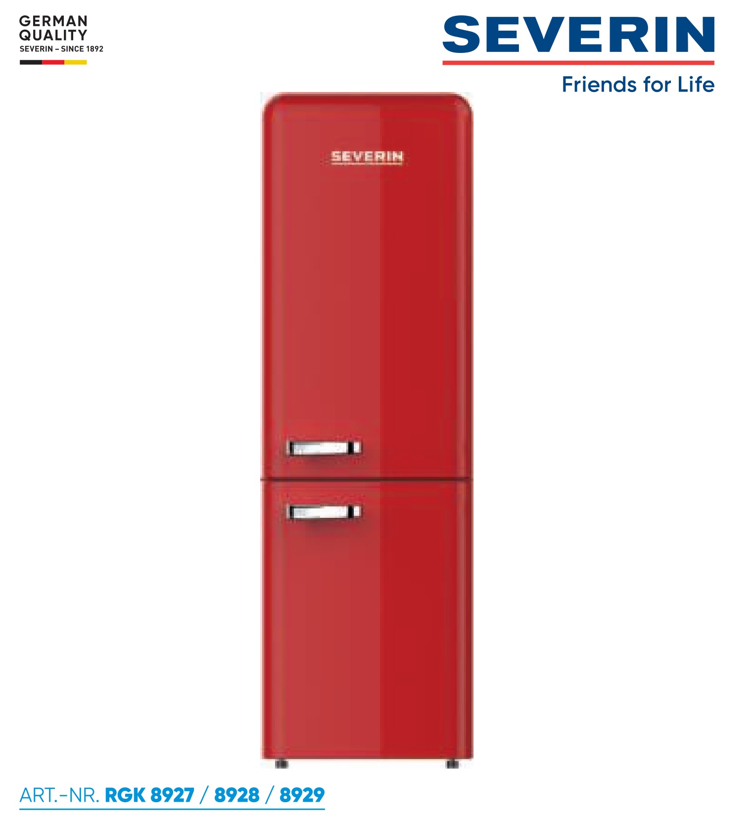 SEVERIN RGK 8900 Series Fridge Freezer Instruction Manual