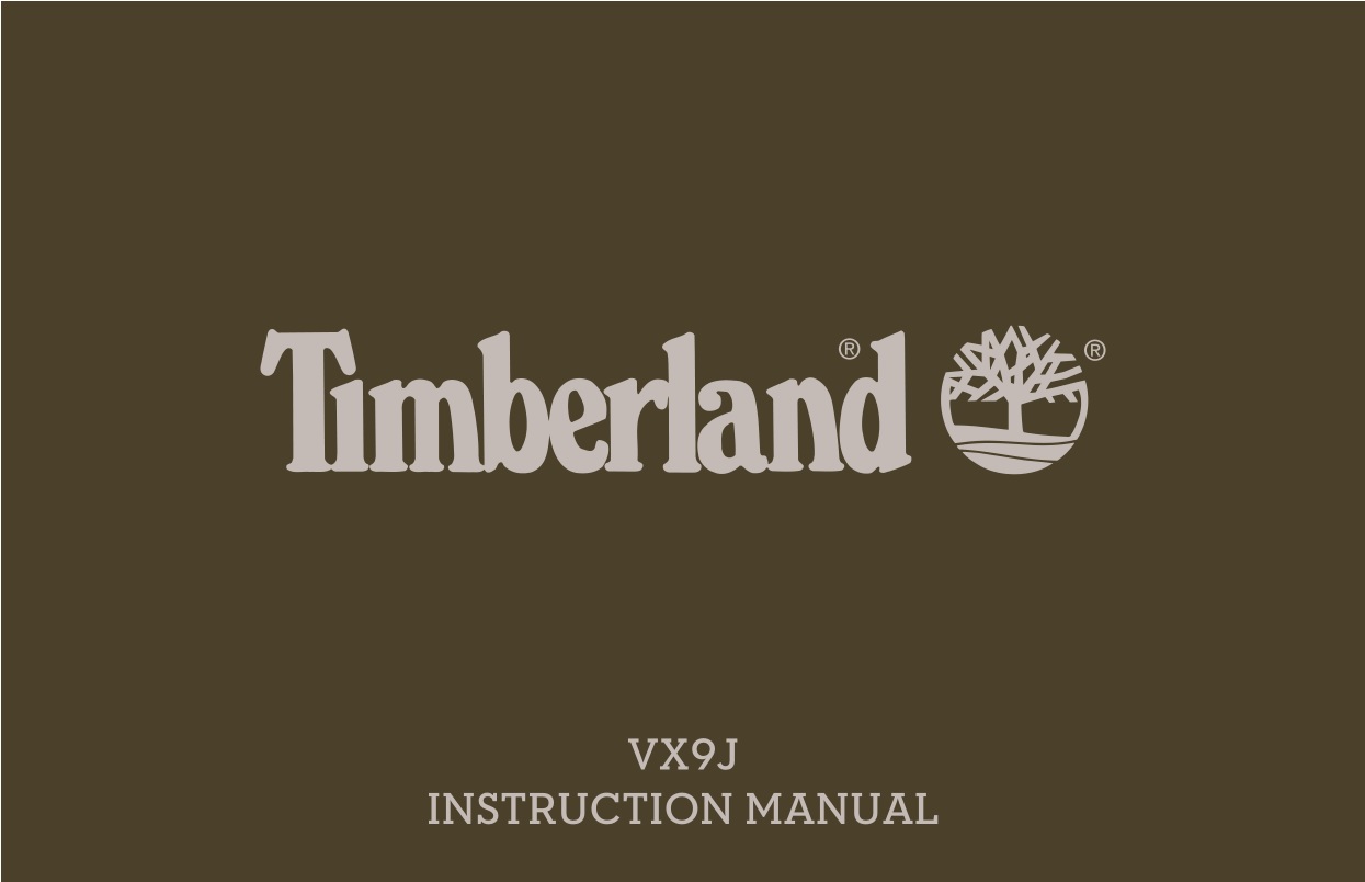 Timberland TDWGF2100002 Holyoke Multifunction Instruction Manual