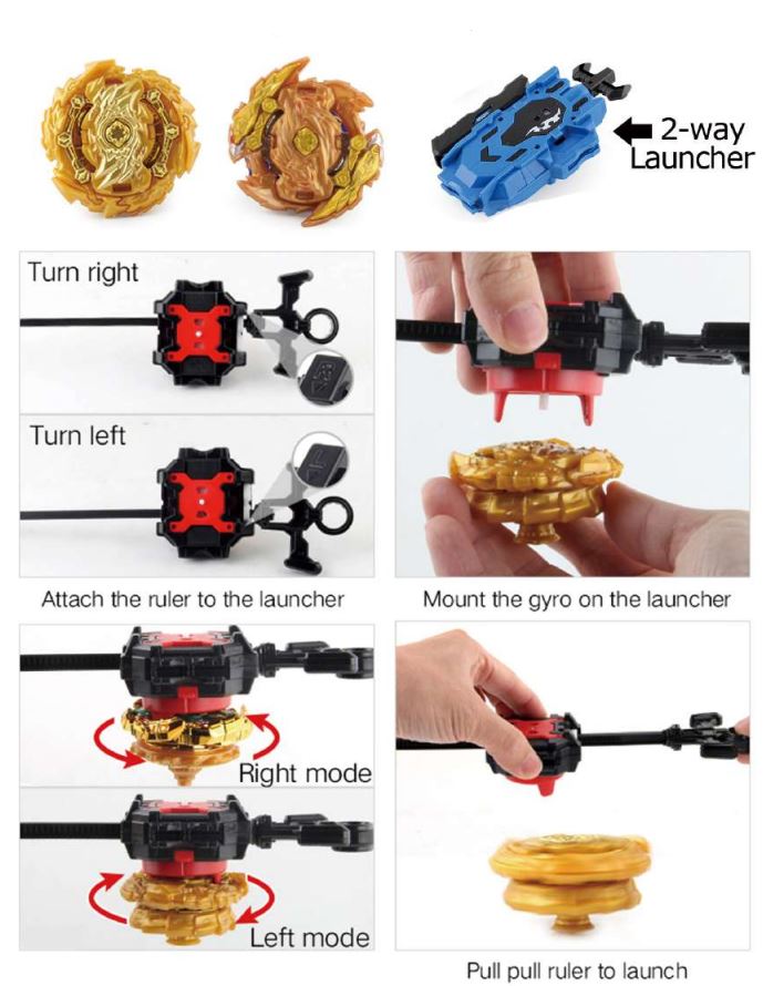 TuKIIE 005 Bey Battle Storage Box User Manual - Left Gyro