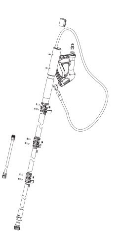 V-TUF T2.9800G Extendable Pressure Washer Lance User Manual - Assembling