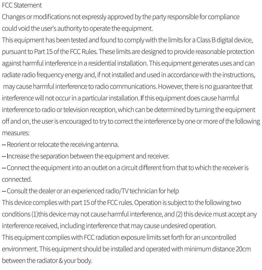 XINHUI MP-174 3 In 1 Wireless Charger User Manual - Fcc Statement