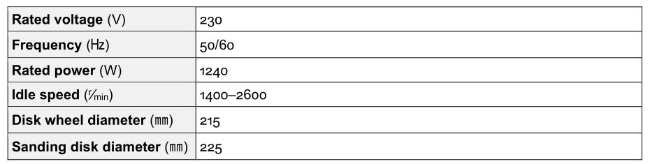 XPOtool 62830 Drywall Sander - Technical Specifications