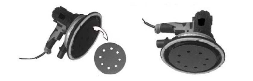 XPOtool 62830 Drywall Sander - To maintain the efficiency of sanding, a worn sanding disk must be replaced with a new one