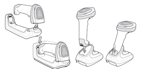 ZEBRA DS8178 Series Cordless Handheld Scanner Kit User Guide - Cradle Insertion