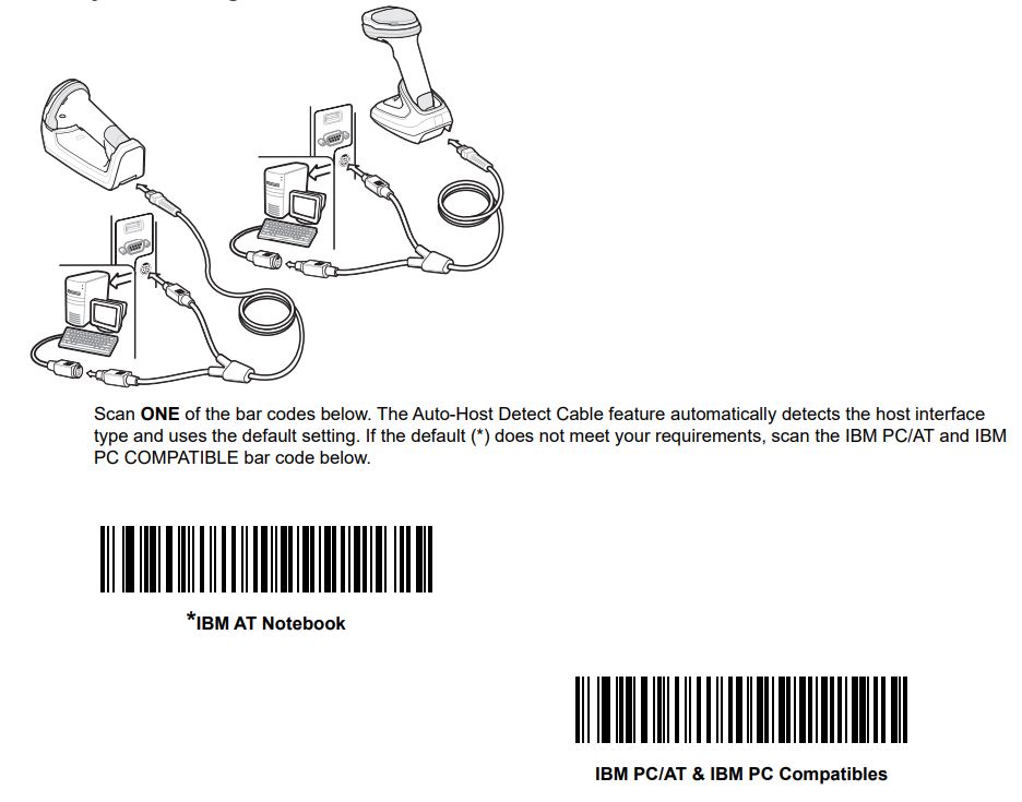 ZEBRA DS8178 Series Cordless Handheld Scanner Kit User Guide - Keyboard Wedge