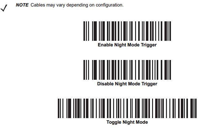 ZEBRA DS8178 Series Cordless Handheld Scanner Kit User Guide - Night Mode with Vibrate