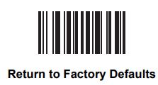 ZEBRA DS8178 Series Cordless Handheld Scanner Kit User Guide - Set Defaults