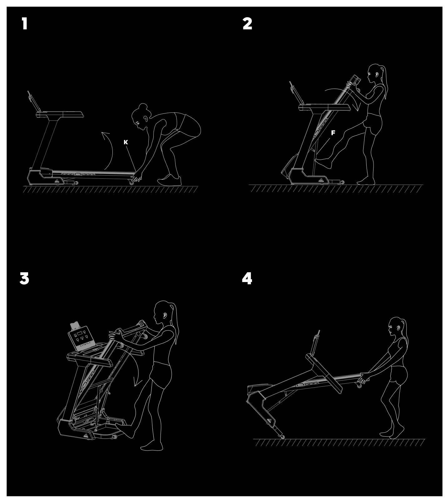 adidas T-19i Bluetooth Treadmill - Uses instraction Figure 1-4