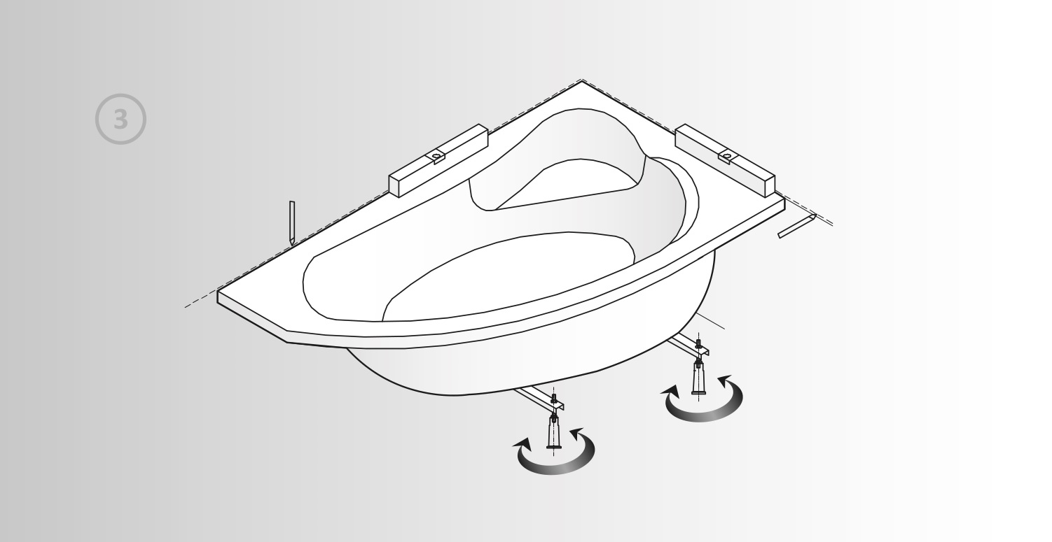 cersanit S906-004 Acrylic Bathtub - Figure 3