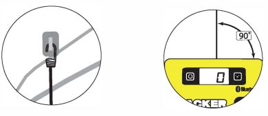motool SLACKER V4 Digital Suspension Tuner User Guide - Place a clear adhesive loop directly