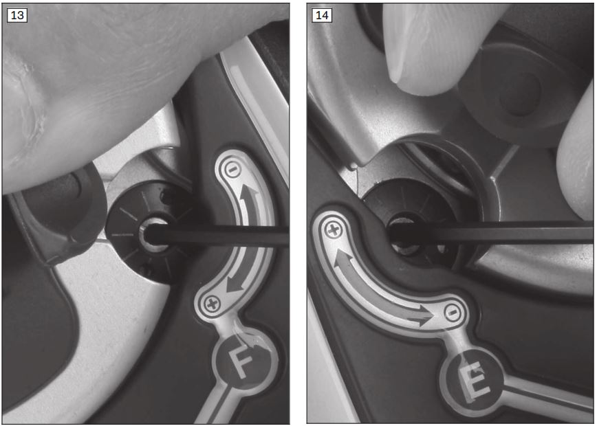 ottobock 3R80 Modular Knee Joint Instruction Manual - Fig 13,14