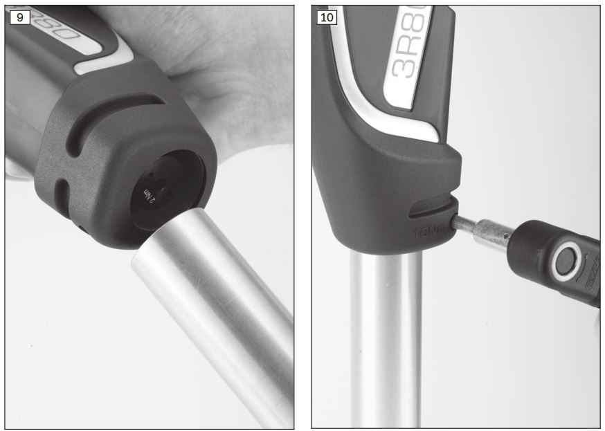 ottobock 3R80 Modular Knee Joint Instruction Manual - Fig 9,10