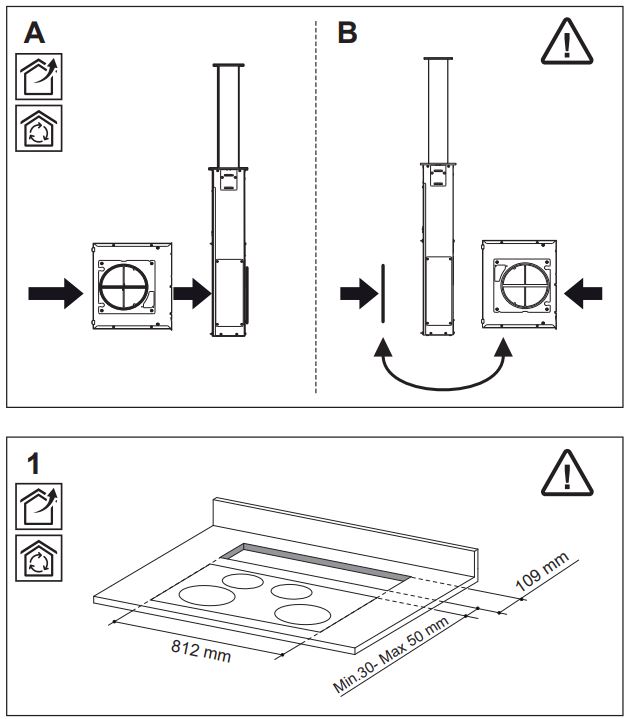 smeg KDD90CNE Down Extractor Installation Guide - How to use