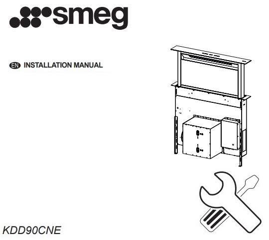 smeg KDD90CNE Down Extractor Installation Guide