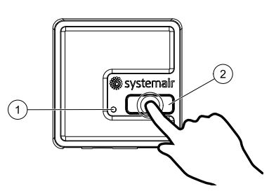 systemair 323606 SAVE CONNECT Internet Access Module User Manual - COnce WPS is activated