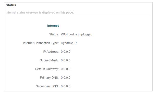 tp-link AX95 AX7800 Tri Band 8 Stream WiFi 6 Router - As the picture below shows, if the IP Address is 0.0.0.0, please try the methods below