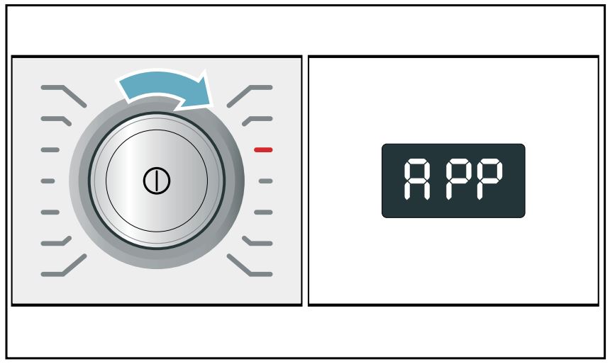 500 Series Compact Washer 1400 RPM WAW285H1UC User Manual - RPP (connect to app) appears in the display