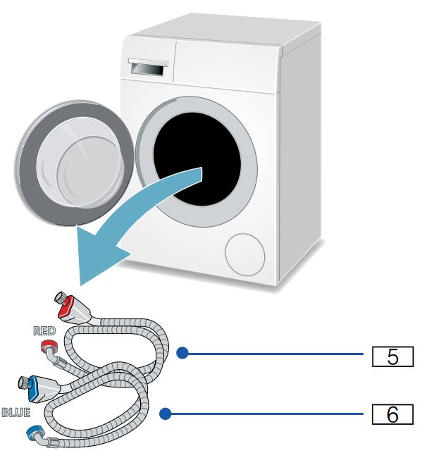 500 Series Compact Washer 1400 RPM WAW285H1UC User Manual - Washer drum contents
