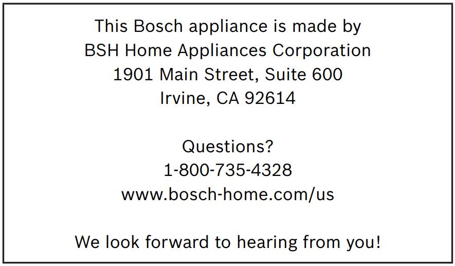 500 Series wall-mounted cooker hood 36'' HCP50652UC & HCP56652UC Stainless steel User Manual - This Bosch appliance is made by BSH Home Appliances