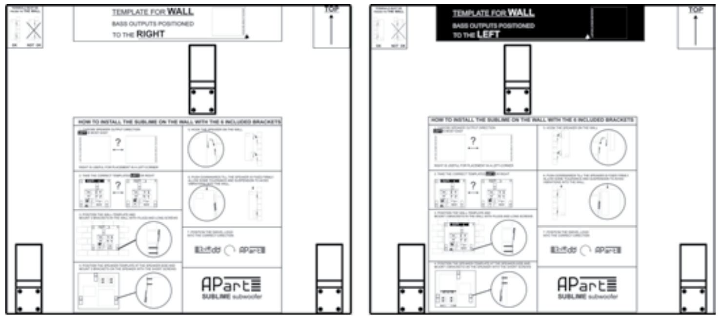 APart SUBLIME-W Wall acoustics wall template