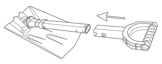 ASTROAI Multifunctional Folding Snow Shovel User Manual - Align the handle