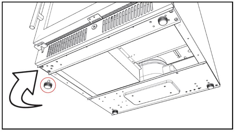 BLAZE BLZSSRF-15 Electric Refrigerator and Beverage Cooler - Cabinet Leg Adjustment