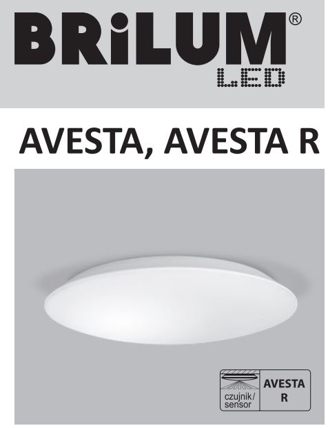 BRiLUM AVESTA, AVESTA R Ceiling Light User Guide