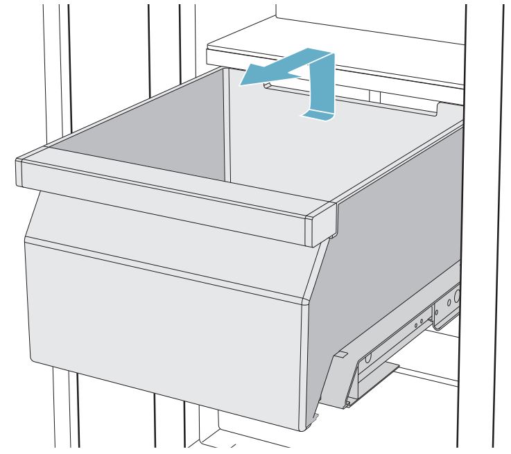 Benchmark® Built-in Bottom Freezer Refrigerator 36'' B36BT935NS-B36IT905NP-B30IB905SP-B30BB935SS flat hinge User Manual - Container
