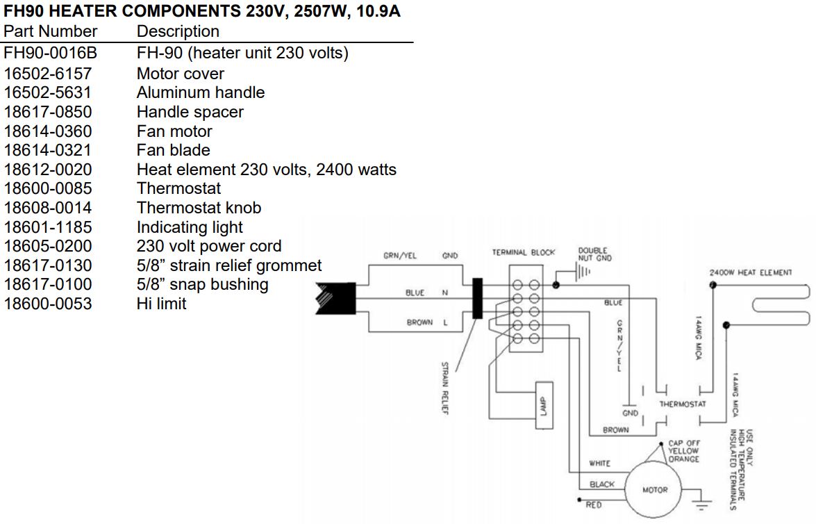 CARTER-HOFFMANN ST1811 Heated Banquet and Transport Carts Owner's Manual - REPLACEMENT PARTS & WIRING DIAGRAMS