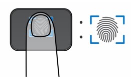 Dell Inspiron 14 7425 2-in-1 Laptop - fingerprint reader