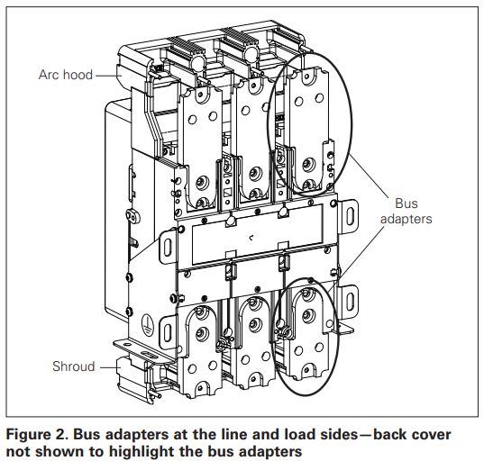 EATON IL0131123EN NRX Type NF Bus Extension Kit Instruction Manual - Figure 2